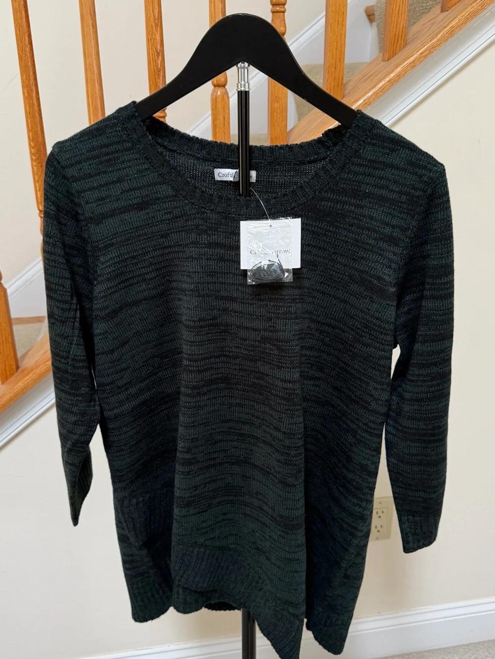 croft & barrow Dark Green Crewneck Sweater